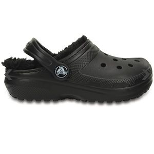 COPY - CROCS fur lined Black Toddler Shoes Size 7 NEW
